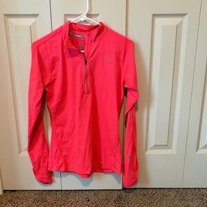 Nike Vibrant Pink Quarter-Zip Top